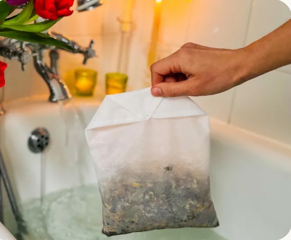 Organic Lavendel bath bag - Image 2