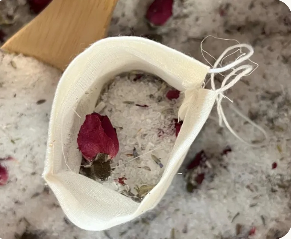 Organic Lavendel bath bag
